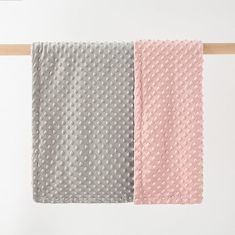 Baby Blanket For Girls Super Soft Double Layer With Dotted Backing Soft Baby Blanket With Dotted Backing Newborn Nursery Swaddling Blankets Infants Boys Girls Receiving Blanket For Toddler - Clear Vision™️Glasses