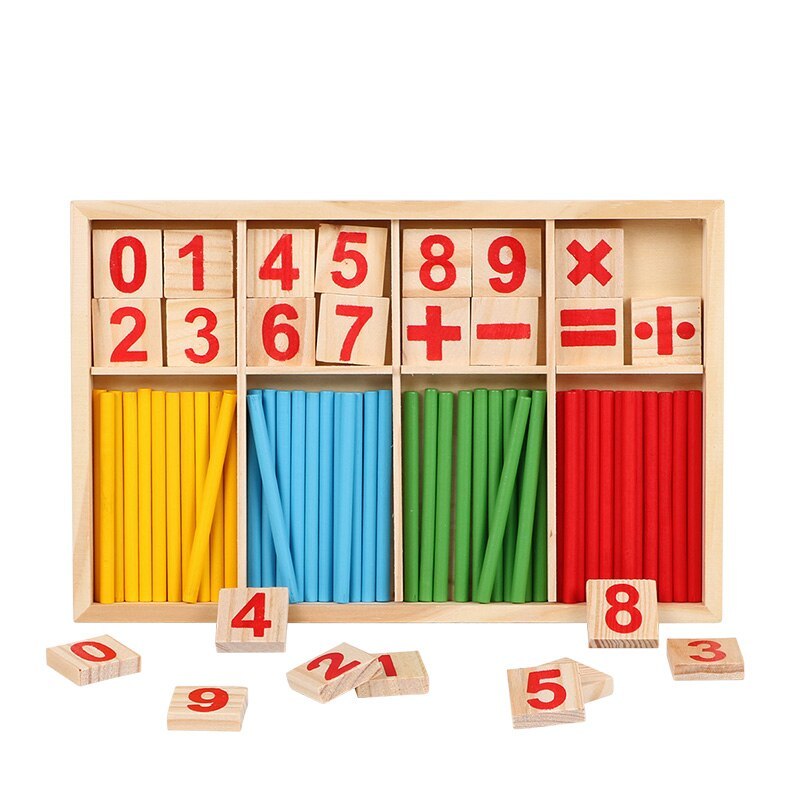 Wooden Montessori early education math toys - Clear Vision™️Glasses