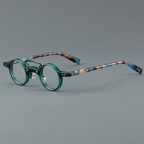 Plate Glasses Retro Frame Japanese Small Round Rim - Clear Vision™️Glasses