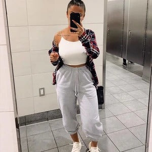Grey jogging pants - Clear Vision™️Glasses