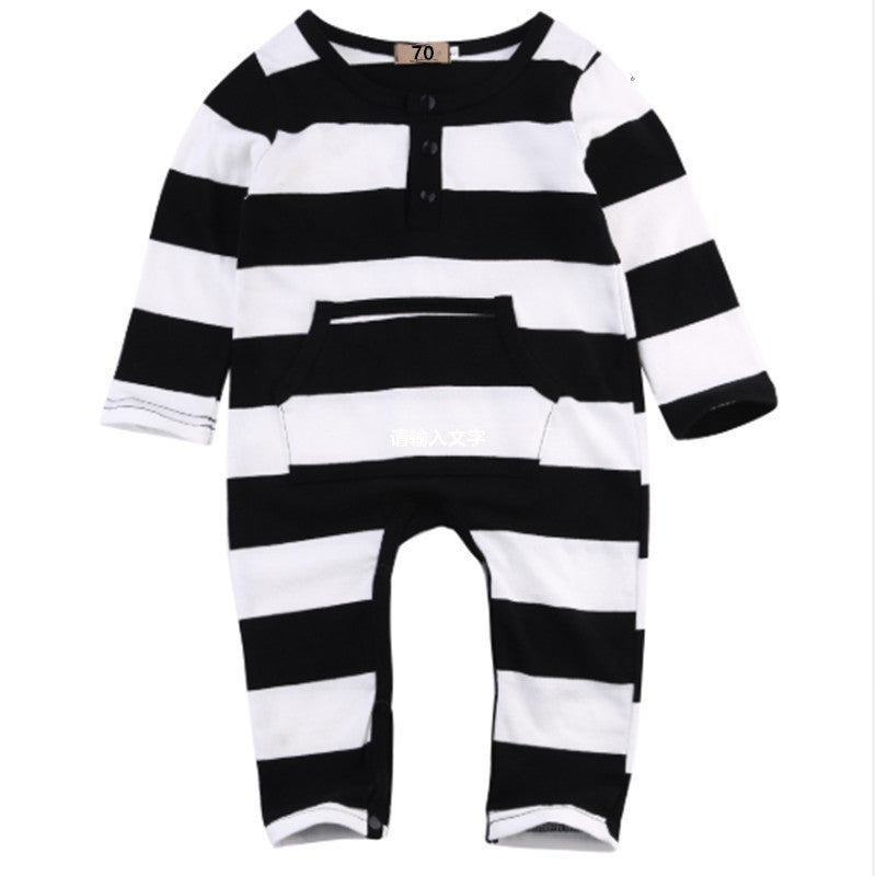 Baby pocket striped bodysuit - Clear Vision™️Glasses