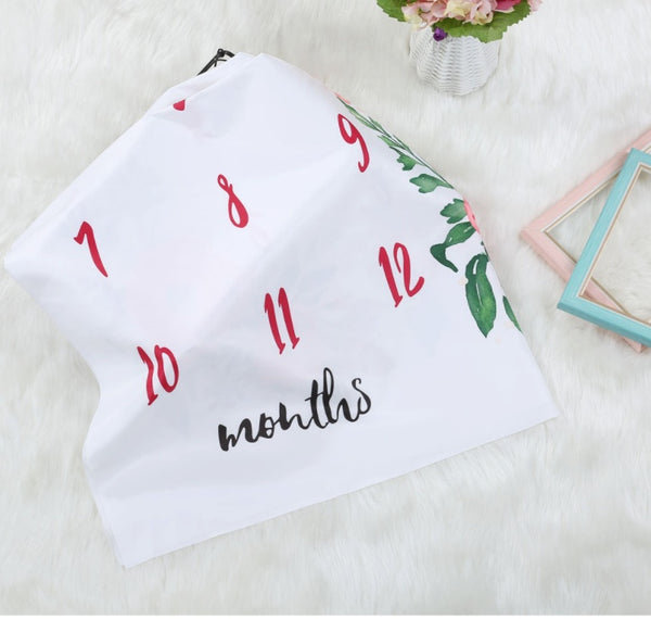 Baby Play Mats Infant Portray Diaper Milestone Photo Background Blankets - Clear Vision™️Glasses