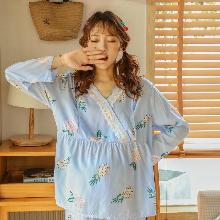Nursing Clothes Air-conditioned Room Maternity Pajamas, Artificial Cotton Nursing Clothes - Clear Vision™️Glasses