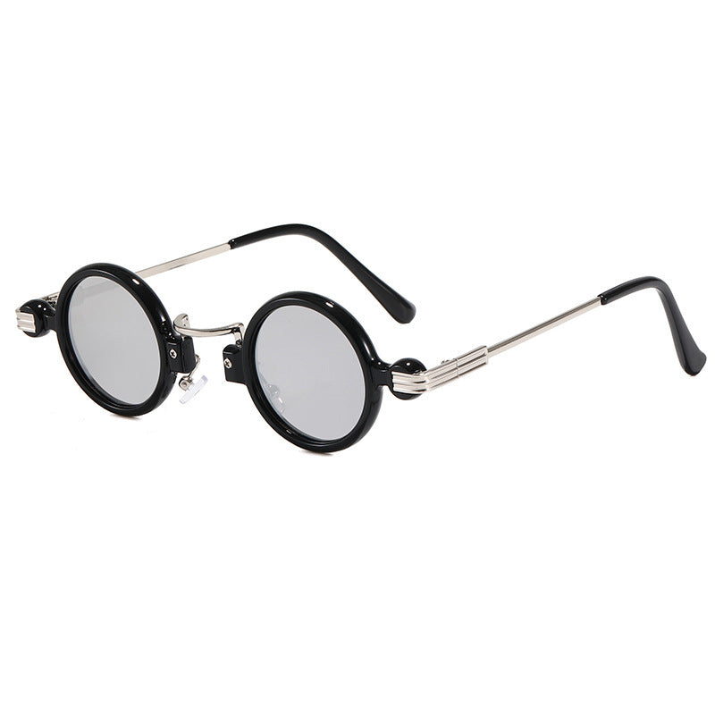 Steampunk New Sunglasses Retro Fashion Round Clock Glasses European And American Trend Wild Sunglasses - Clear Vision™️Glasses