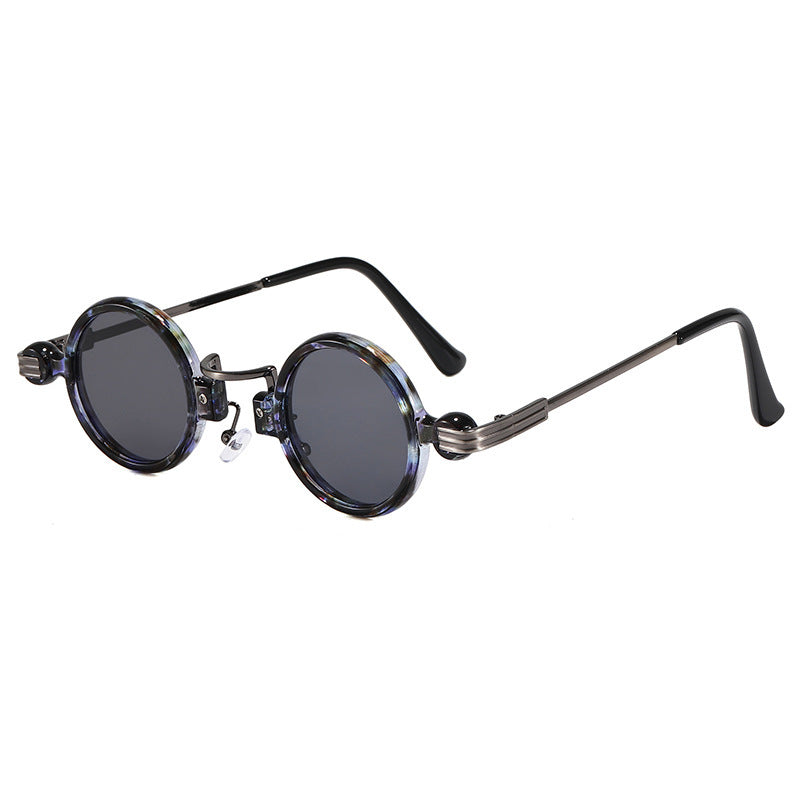 Steampunk New Sunglasses Retro Fashion Round Clock Glasses European And American Trend Wild Sunglasses - Clear Vision™️Glasses