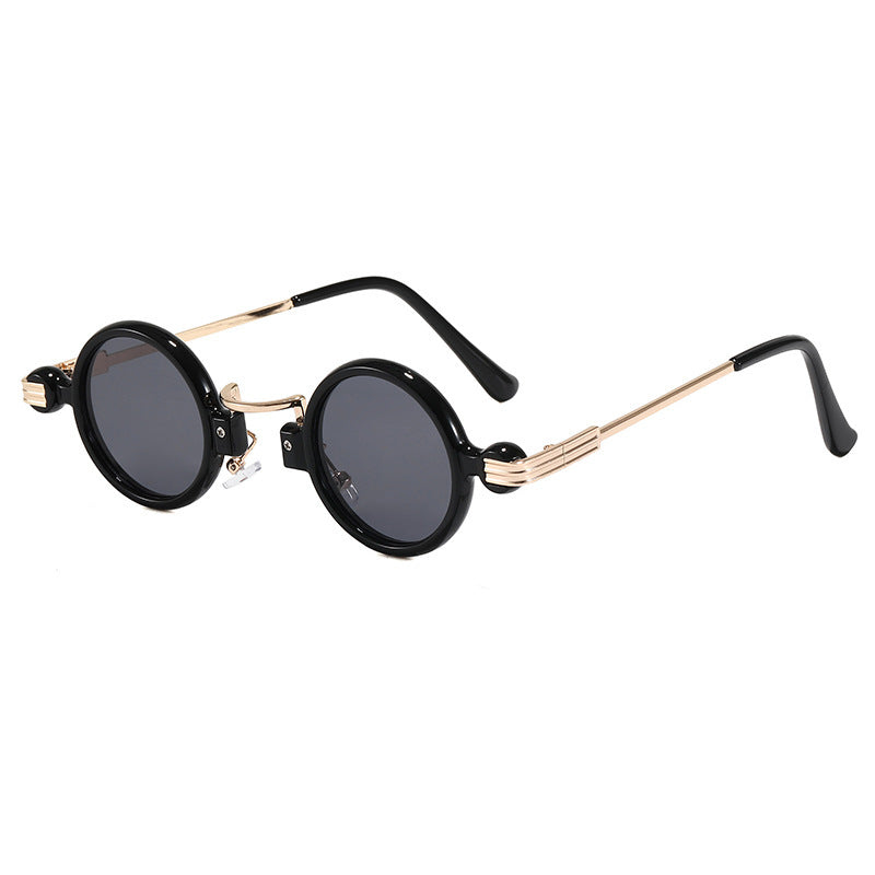 Steampunk New Sunglasses Retro Fashion Round Clock Glasses European And American Trend Wild Sunglasses - Clear Vision™️Glasses