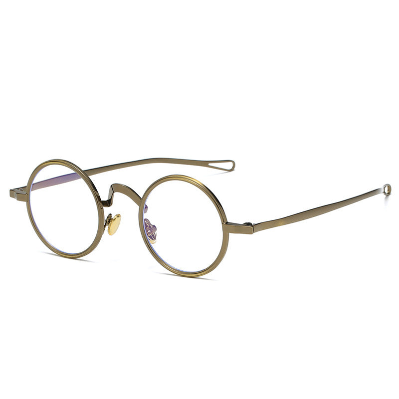 Retro Round Frame Punk Sunglasses New Polarized Traitor Crown Prince Glasses - Clear Vision™️Glasses
