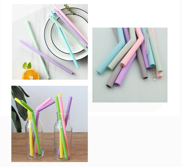 Reusable BPA Free Silicone Folding Baby Bottles, Large Image, Factory Price, Drinking Straw, For Baby - Clear Vision™️Glasses