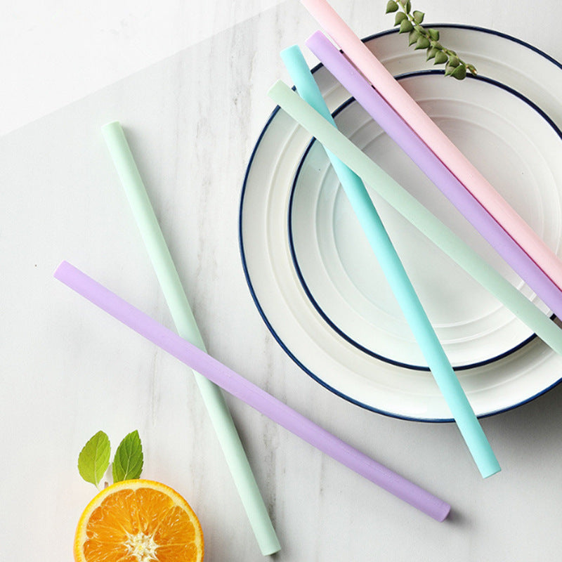 Reusable BPA Free Silicone Folding Baby Bottles, Large Image, Factory Price, Drinking Straw, For Baby - Clear Vision™️Glasses