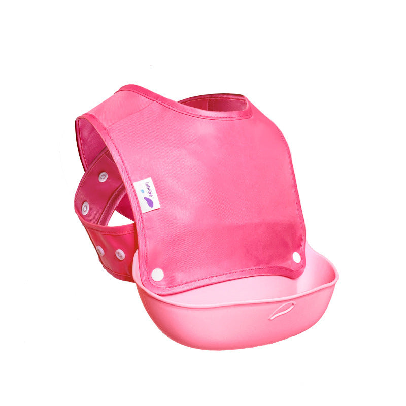 Baby Eating Bibs, Baby Sling Waterproof Bibs, Meal Pockets, Children's Silicone Super Soft - Clear Vision™️Glasses