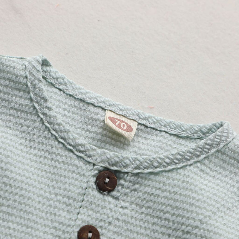 Baby Toddler Cotton And Linen Cute Climbing Romper Romper Bodysuit - Clear Vision™️Glasses