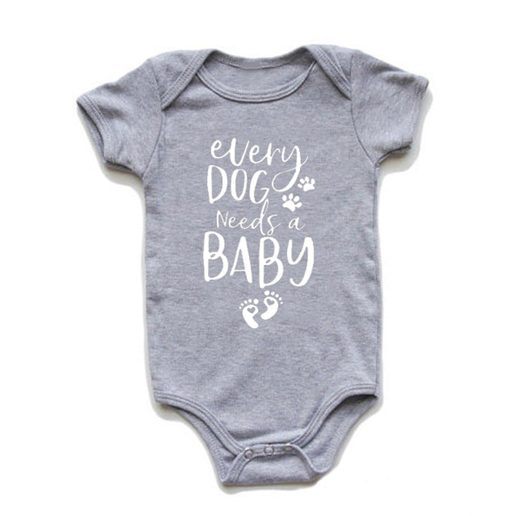 Printed Triangle Baby Romper Bodysuit - Clear Vision™️Glasses