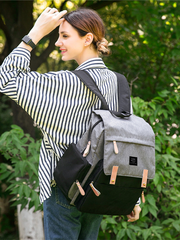 LAND Mommy Diaper Bags Landuo Mother Large Capacity Travel Nappy Backpacks with changing mat Convenient Baby Nursing Bags MPB86 - Clear Vision™️Glasses