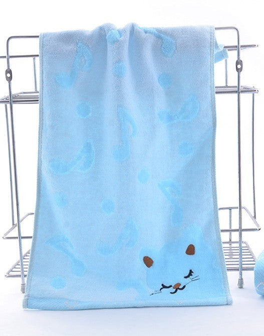 Bamboo Fiber Kitten Face Bath Towels - Clear Vision™️Glasses