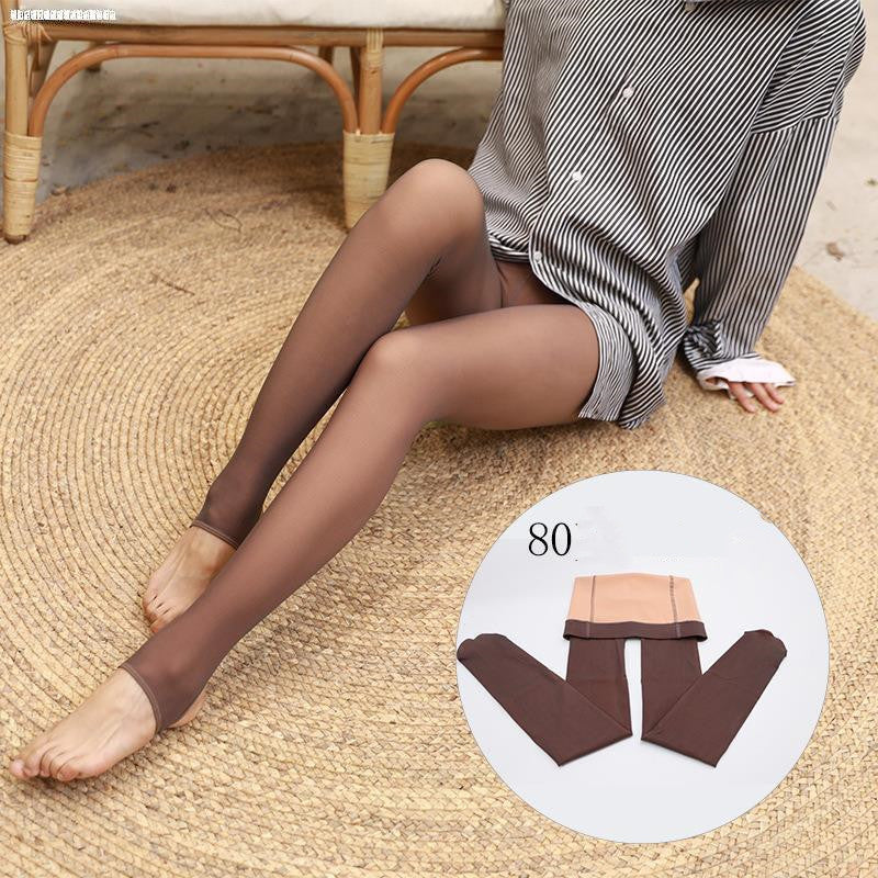 High-waisted belly leggings - Clear Vision™️Glasses