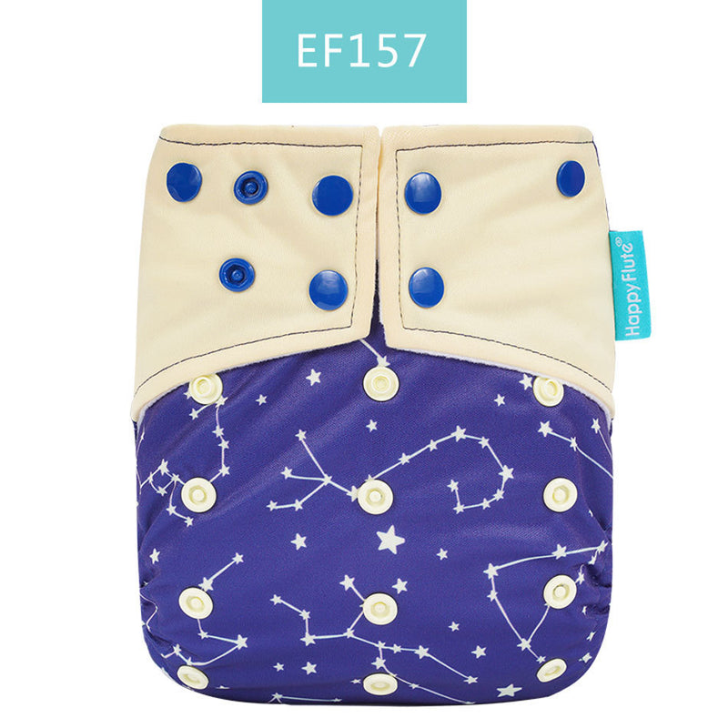 Happyflute Baby Cloth Diaper Waterproof Side Leakage Prevention Washable Diaper Pants Cloth Diaper Cloth Diaper Cover - Clear Vision™️Glasses