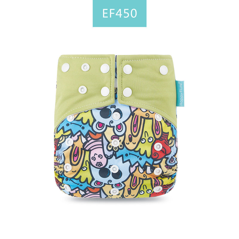 Happyflute Baby Cloth Diaper Waterproof Side Leakage Prevention Washable Diaper Pants Cloth Diaper Cloth Diaper Cover - Clear Vision™️Glasses