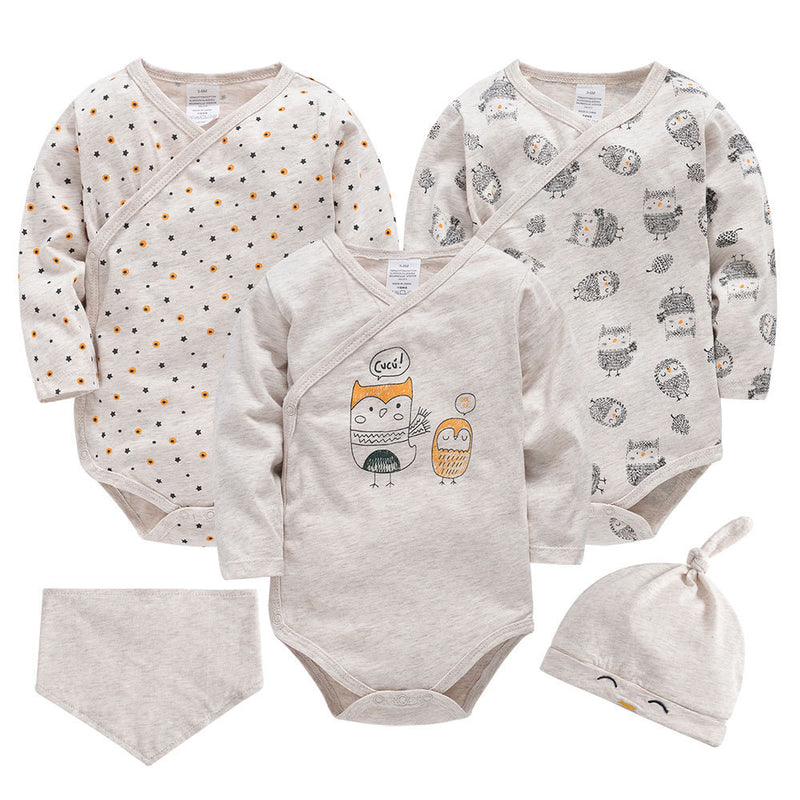 Cartoon long sleeve newborn baby boy BODYSUIT baby bodysuit - Clear Vision™️Glasses