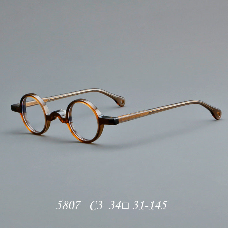 Acetate Frames Retro Round Glasses - Clear Vision™️Glasses