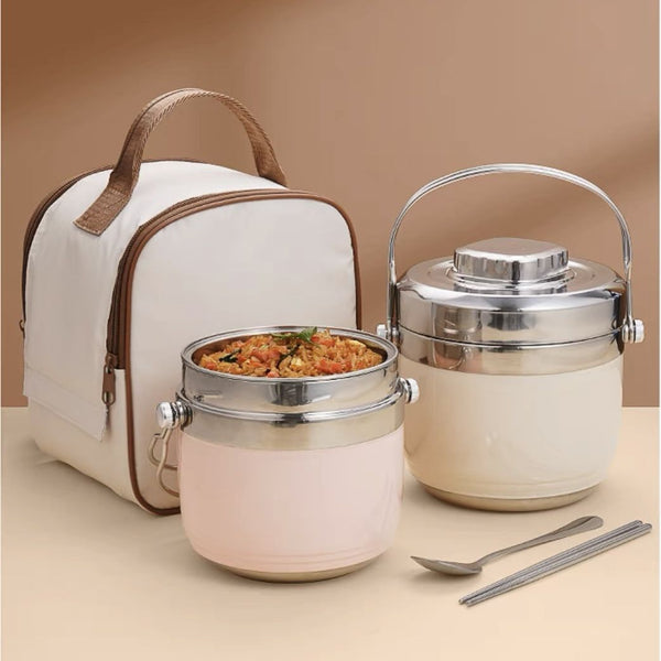Insulated Lunch Box Portable Insulated Barrel - Clear Vision™️Glasses