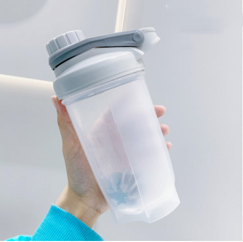 Blender Shaker Bottle With Scale Protein Shakes Leakproof For Powder Workout Gym Fitness Sport Mixing Cup Water Bottle Kitchen Gadgets - Clear Vision™️Glasses