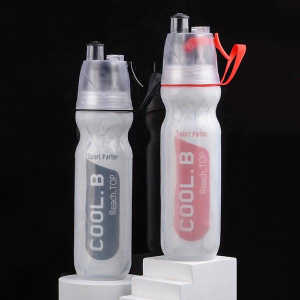 500ml Outdoor Cycling Running Water Drinking Bottle Misting Spray Healthy Sports Bottles - Clear Vision™️Glasses