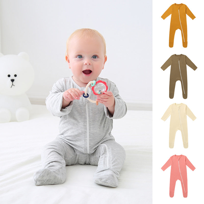 Breathable Baby Autumn Bamboo Fiber Romper - Clear Vision™️Glasses