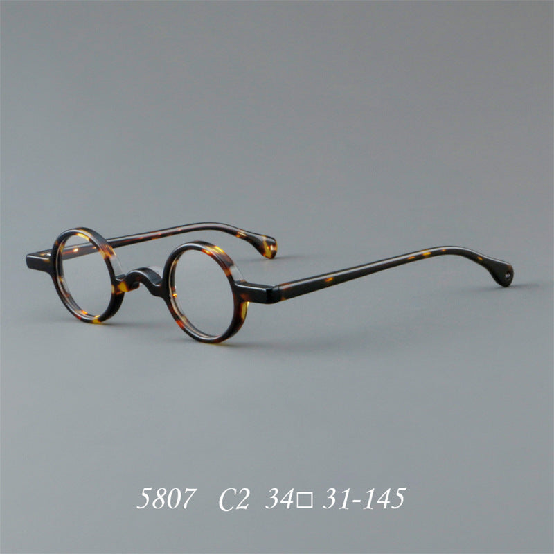 Acetate Frames Retro Round Glasses - Clear Vision™️Glasses