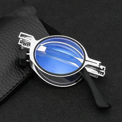 Folding Portable Hyperopia Glasses, Metal Frame Reading Glasses - Clear Vision™️Glasses