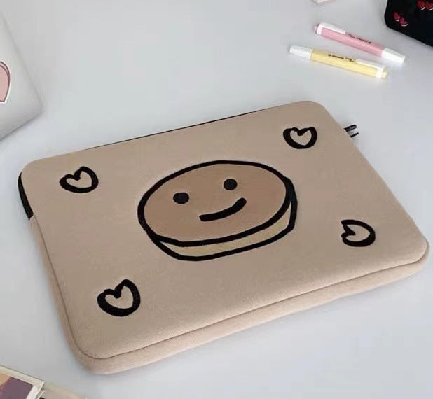 Cute Embroidered Laptop Sleeve Computer Liner Bag - Clear Vision™️Glasses