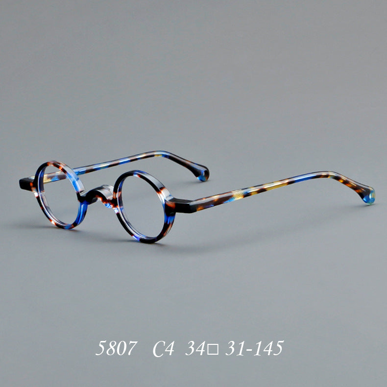 Acetate Frames Retro Round Glasses - Clear Vision™️Glasses