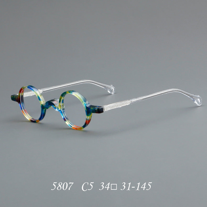 Acetate Frames Retro Round Glasses - Clear Vision™️Glasses