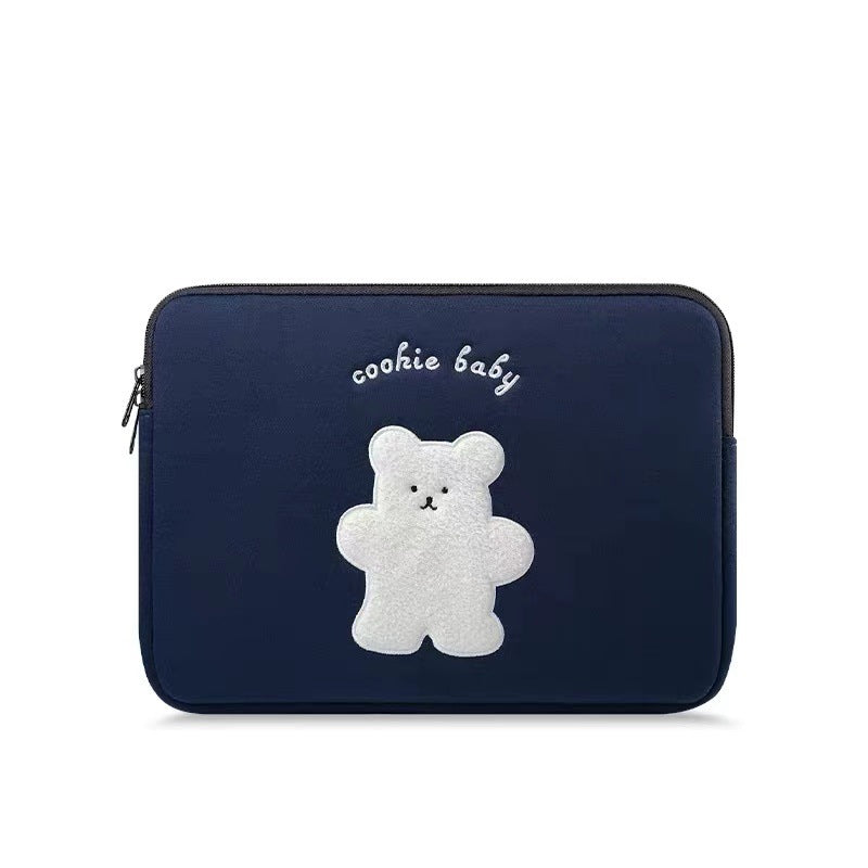 Cute Embroidered Laptop Sleeve Computer Liner Bag - Clear Vision™️Glasses