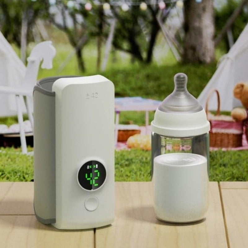 Portable Wireless Rechargeable Baby Bottle Warmer USB Charging And Heating Bag Portable Constant Temperature Milk Warmer Universal Bottle Insulation Sleeve - Clear Vision™️Glasses