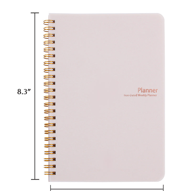 Non Dated Daily Weekly Monthly Planner Agenda Notebook Diary - Clear Vision™️Glasses