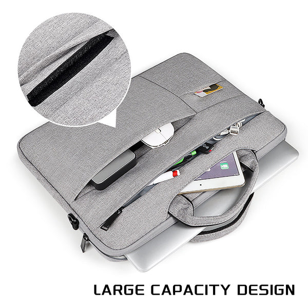 13-15.6 Inch Laptop Bag, Laptop Carrying Case Shoulder Strap Carrying Briefcase, Business Leisure Or School Laptop Bag - Clear Vision™️Glasses