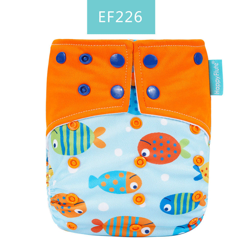 Happyflute Baby Cloth Diaper Waterproof Side Leakage Prevention Washable Diaper Pants Cloth Diaper Cloth Diaper Cover - Clear Vision™️Glasses