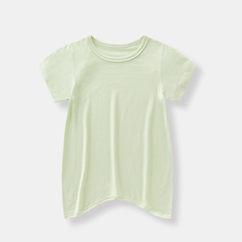 Baby Modal Pajamas Baby Short Sleeve Thin Bodysuit - Clear Vision™️Glasses