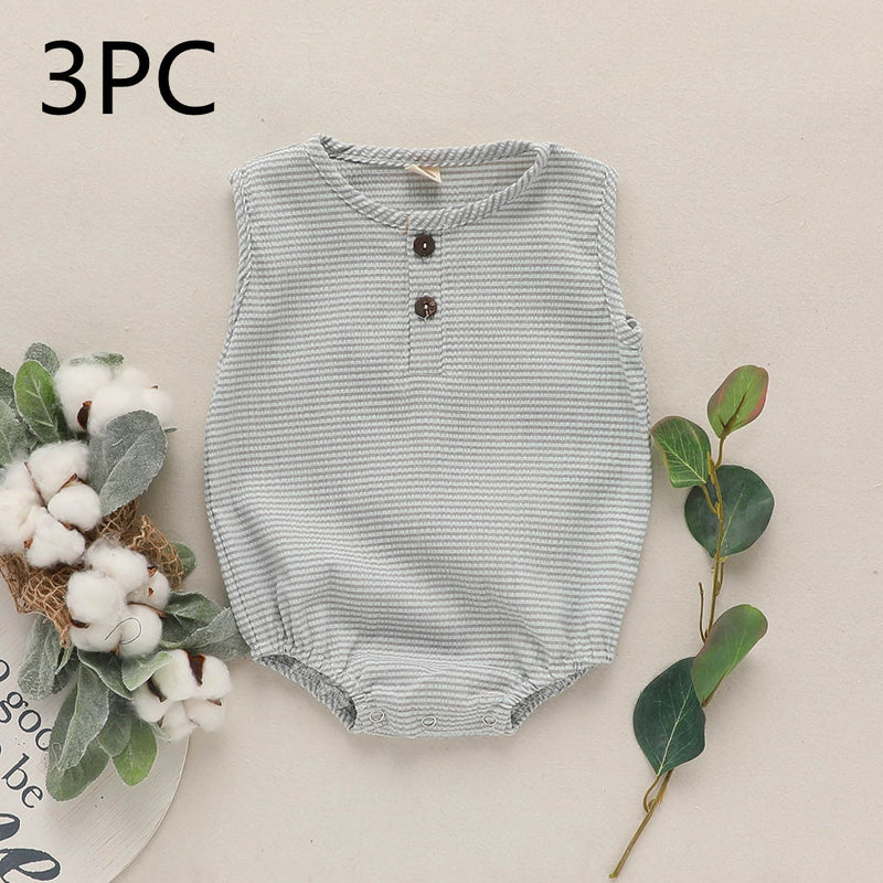Baby Toddler Cotton And Linen Cute Climbing Romper Romper Bodysuit - Clear Vision™️Glasses