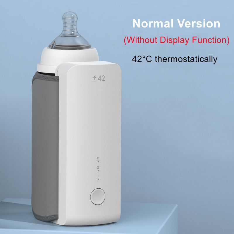 Portable Wireless Rechargeable Baby Bottle Warmer USB Charging And Heating Bag Portable Constant Temperature Milk Warmer Universal Bottle Insulation Sleeve - Clear Vision™️Glasses