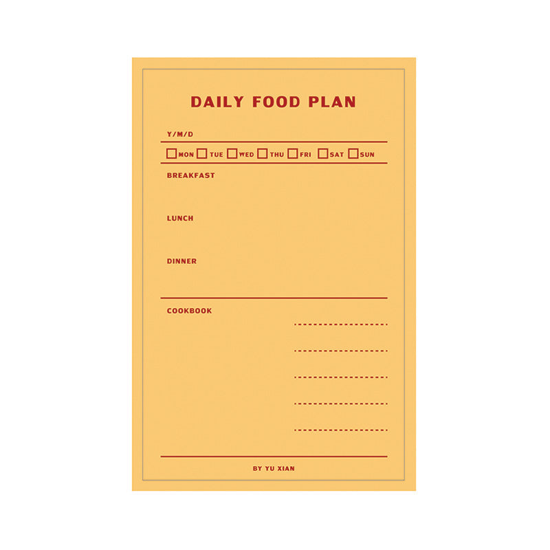 Daily Weekly Notepad Planner Tearable Message Memo Book - Clear Vision™️Glasses