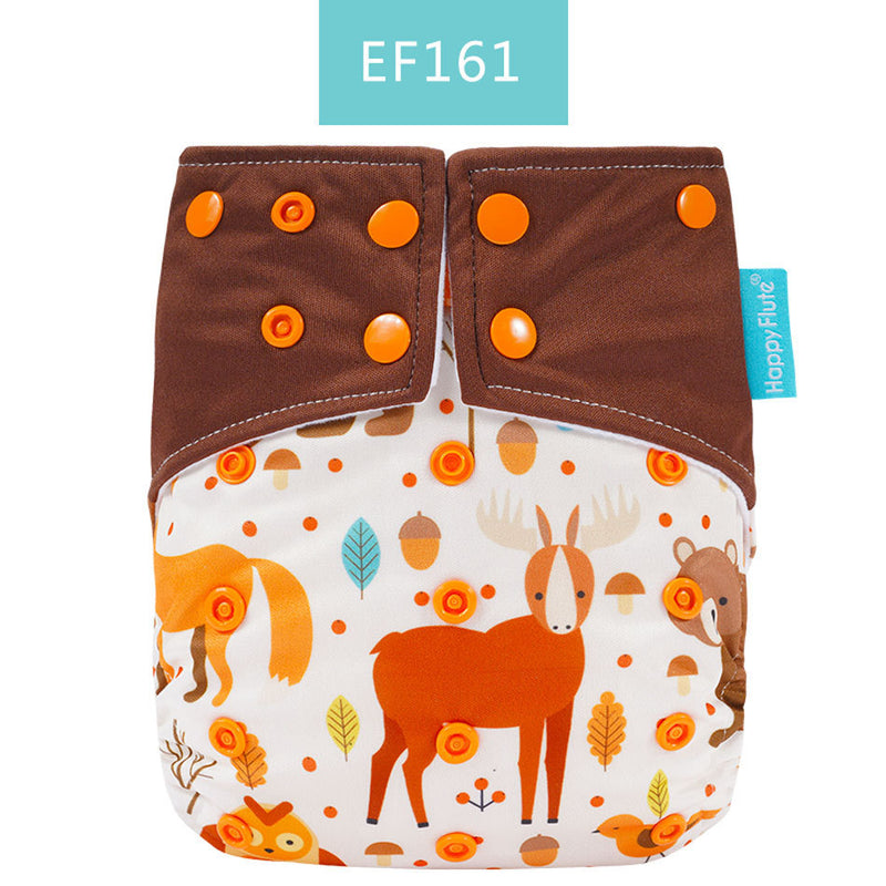 Happyflute Baby Cloth Diaper Waterproof Side Leakage Prevention Washable Diaper Pants Cloth Diaper Cloth Diaper Cover - Clear Vision™️Glasses
