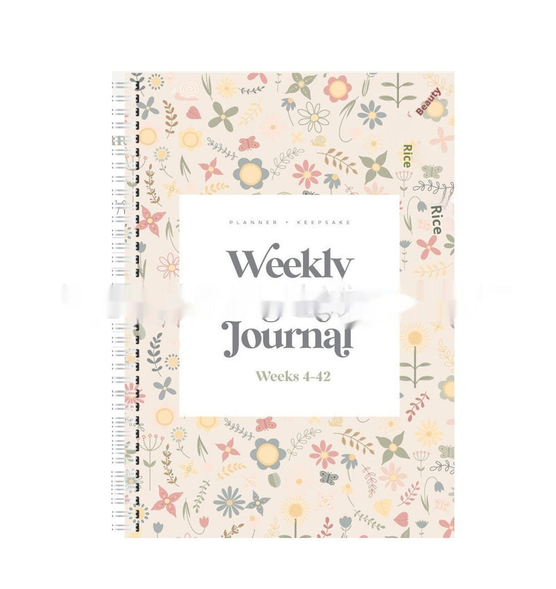 Weekly Pregnancy Diary Notebook Pregnancy Weekly - Clear Vision™️Glasses