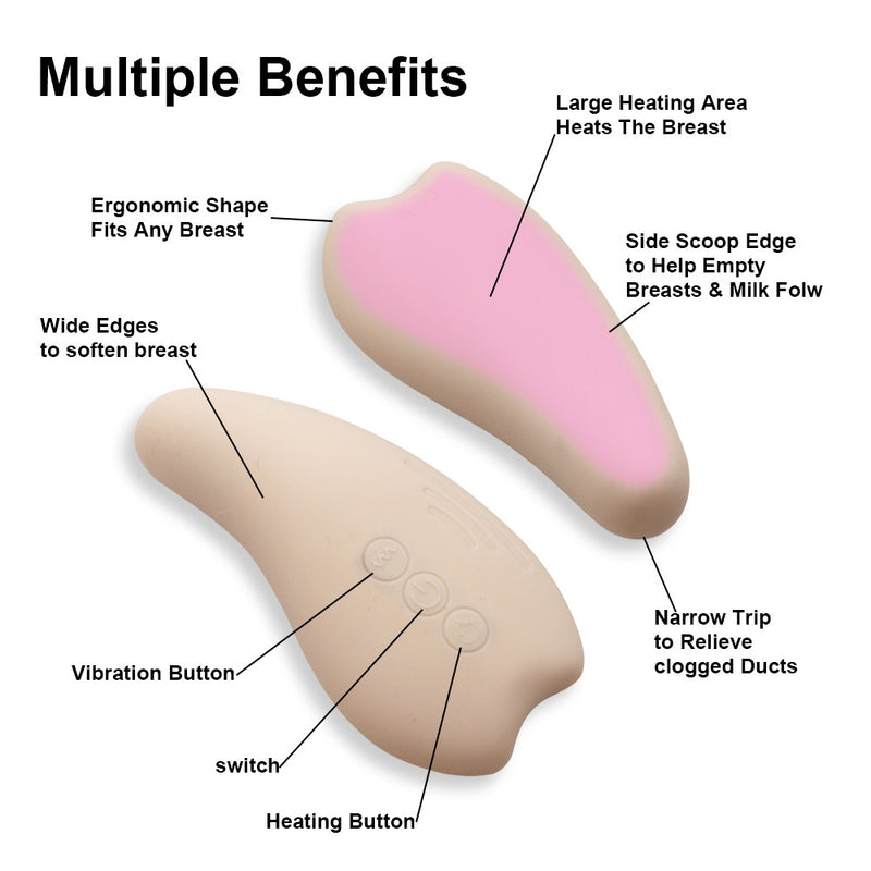 Warming Female Postpartum Lactation Massager - Clear Vision™️Glasses