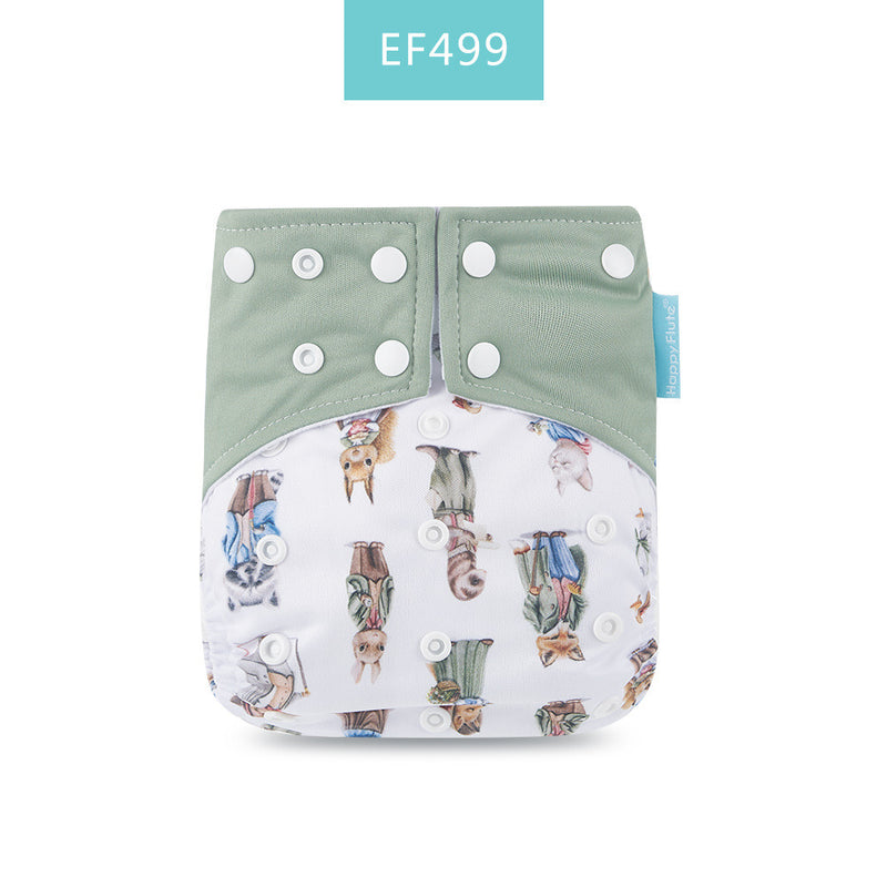 Happyflute Baby Cloth Diaper Waterproof Side Leakage Prevention Washable Diaper Pants Cloth Diaper Cloth Diaper Cover - Clear Vision™️Glasses