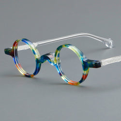 Acetate Frames Retro Round Glasses - Clear Vision™️Glasses