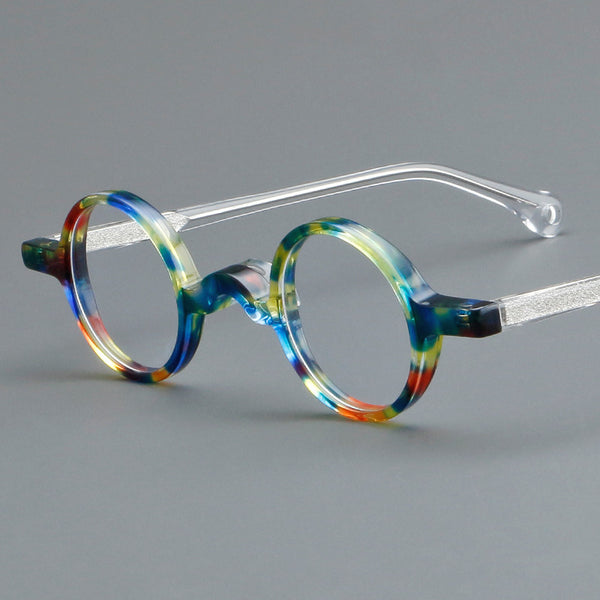 Acetate Frames Retro Round Glasses - Clear Vision™️Glasses