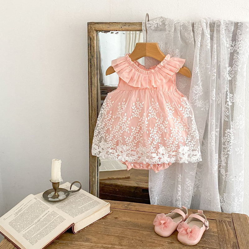 Baby Bodysuit Embroidered Soft Veil Jumpsuit - Clear Vision™️Glasses