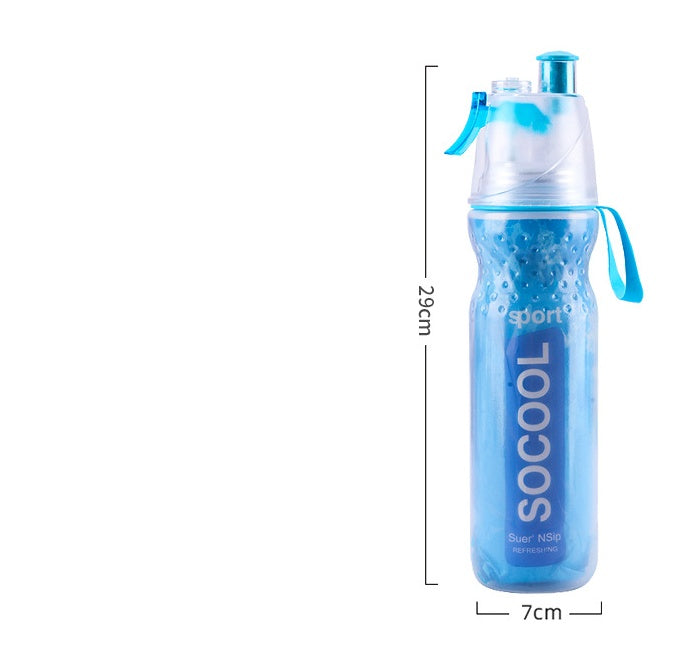 500ml Outdoor Cycling Running Water Drinking Bottle Misting Spray Healthy Sports Bottles - Clear Vision™️Glasses