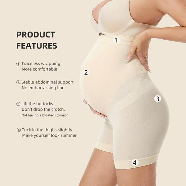High Waist Belly Support Abdominal Pants Postpartum Body Shaping Bottoming Safety Pants - Clear Vision™️Glasses